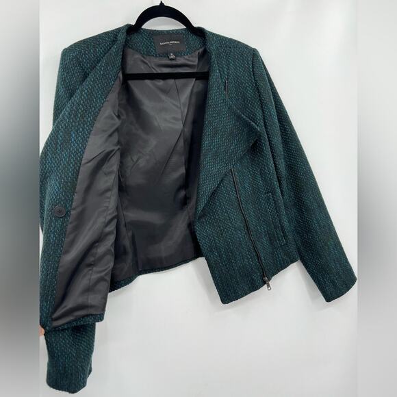 Banana Republic Dark Green Textured Blazer - Picture 15 of 16